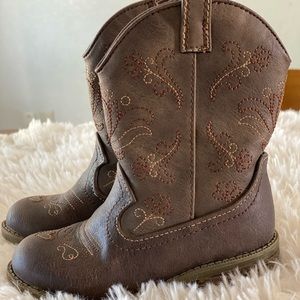 Cat & Jack Toddler Girls Cowboy Boots size 8